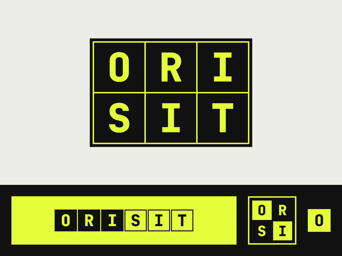 ORISIT 로고